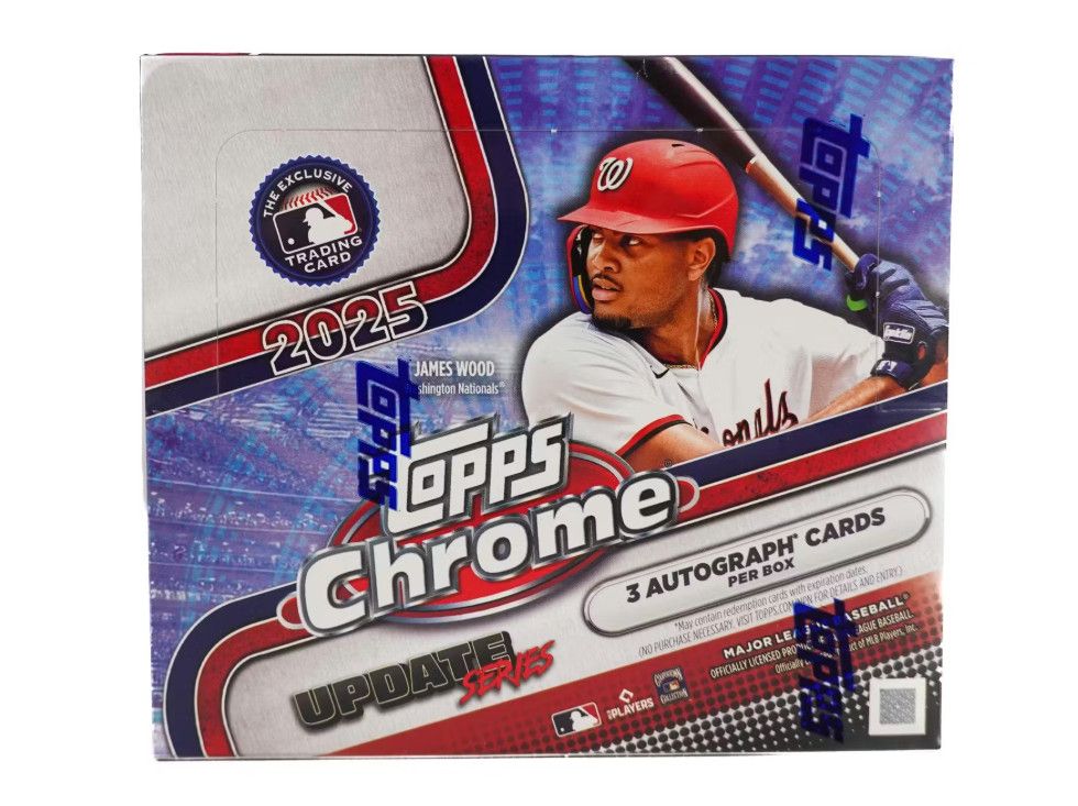 2025 Topps Chrome Update Series Baseball Jumbo Hobby Box
