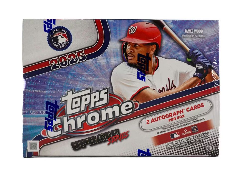 2025 Topps Chrome Update Series Baseball Breakers Delight Hobby Box