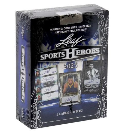 2025 Leaf Metal Sports Heroes Hobby Box
