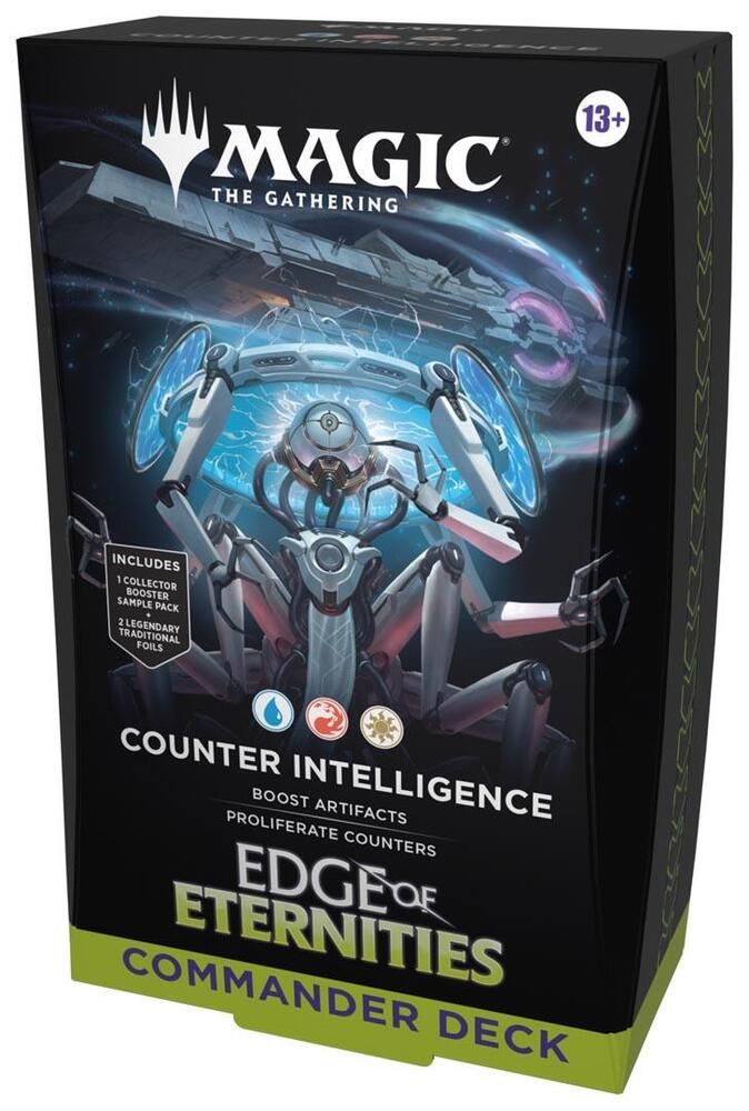 Magic The Gathering  Edge Of Eternities Counter Intelligence Commander Deck