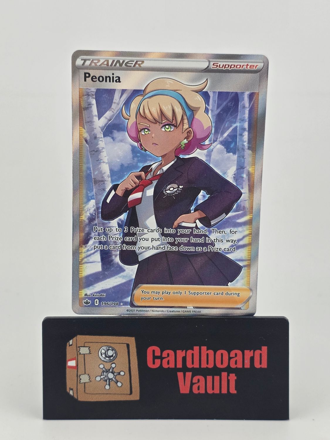 2021 Pokémon Trainer Peonia Full Art  196/198