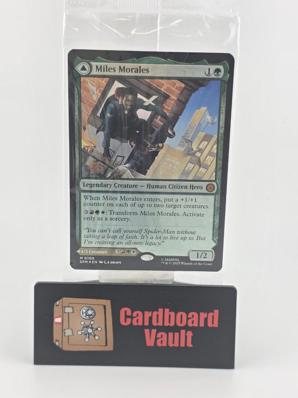 Magic The Gathering Miles Morales Ultimate Spider Man PreRelease Promo Sealed