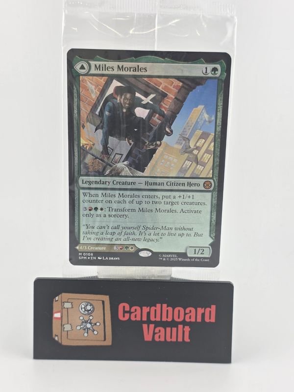 Magic The Gathering Miles Morales Ultimate Spider Man PreRelease Promo Sealed