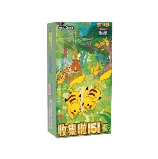 Pokemon 151 Gathering Slim Booster Box  (Chinese)