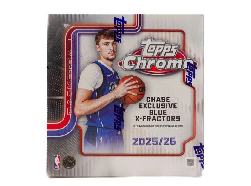 2025/26 Topps Chrome Basketball Mega Box