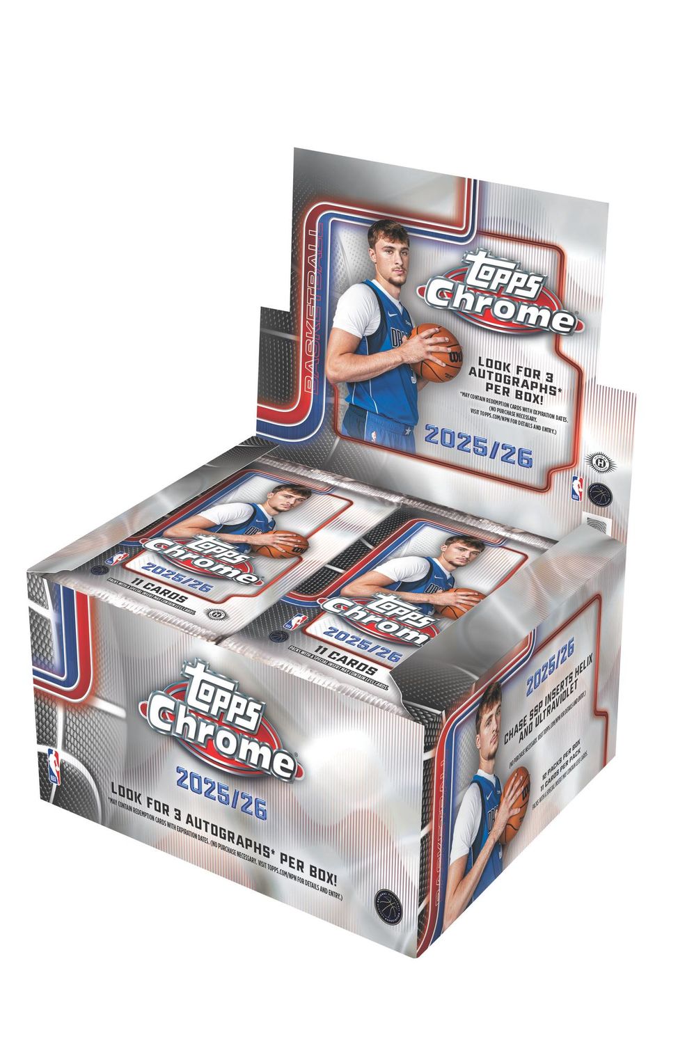 2025/26 Topps Chrome Basketball Jumbo Box