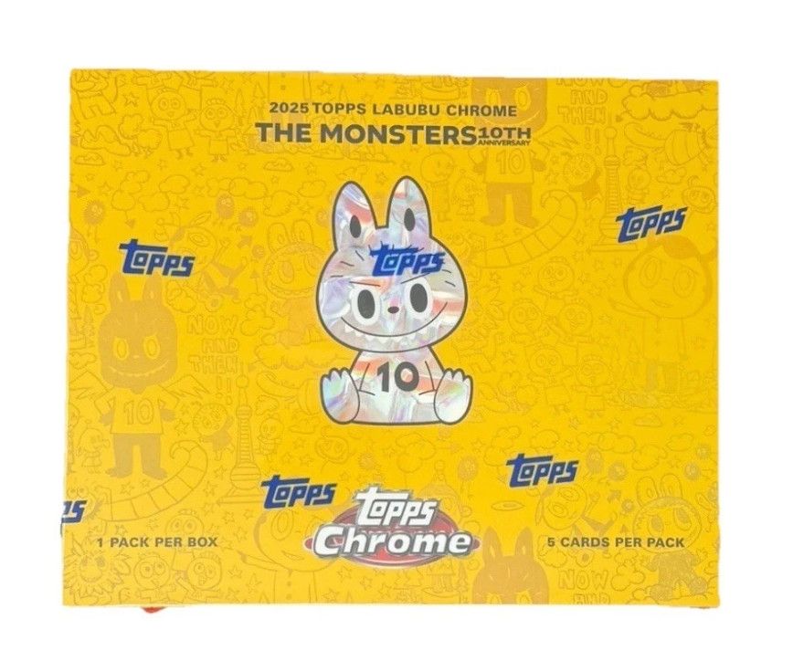 Topps Chrome Labubu 10th Anniversary Hobby Box