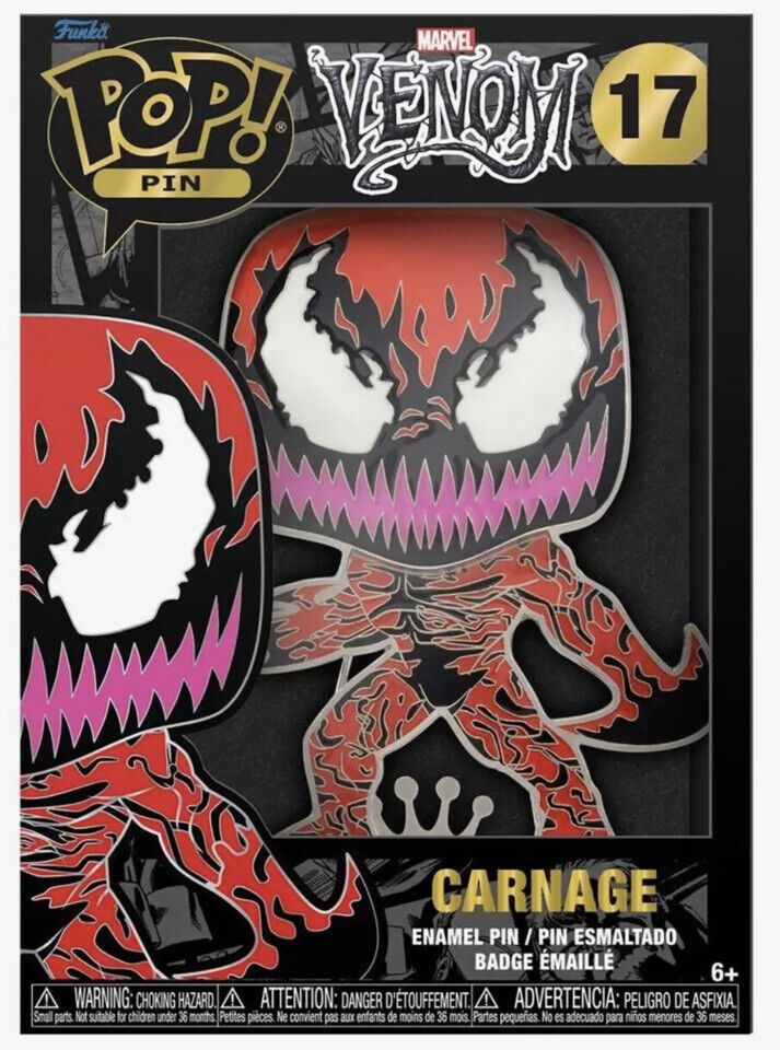 Marvel Venom Carnage No.17 Funko Pop Pin