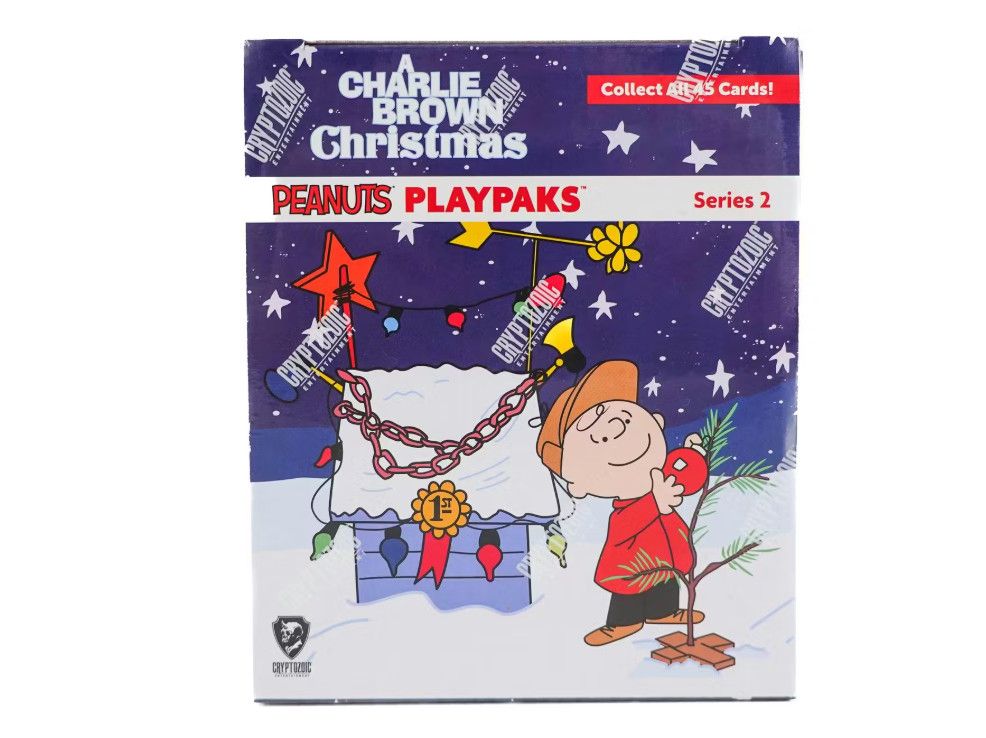 Peanuts Playpaks A Charlie Brown Christmas Gravity Feed Box (Cryptozoic 2025)