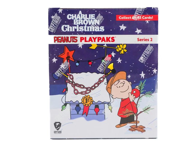 Peanuts Playpaks A Charlie Brown Christmas Gravity Feed Box (Cryptozoic 2025)