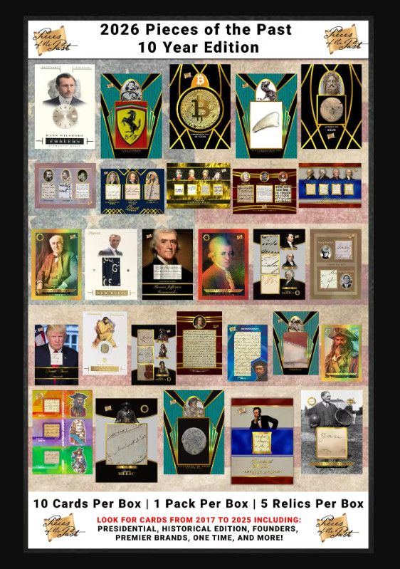 2026 Pieces Of The Past 10 Year Edition Box