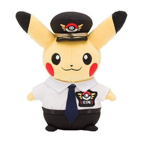 Pokémon Center Singapore Exclusive Pilot Pikachu Plush
