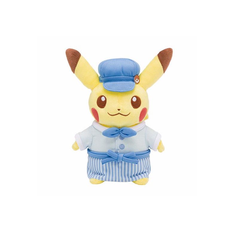 Pokémon Center Japan Pikachu Patissiere Blue Plush Sweets Pokémon Cafe Exclusive