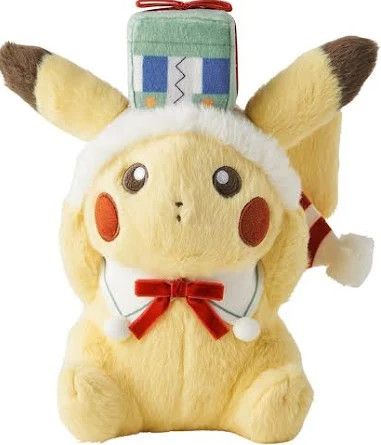 Pokémon Center Japan Holiday Blessings Pikachu Plush