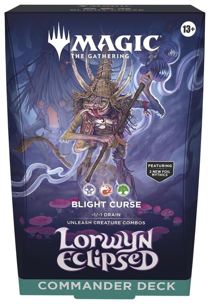 Magic The Gathering Lorwyn Eclipsed Blight Curse Commander Deck