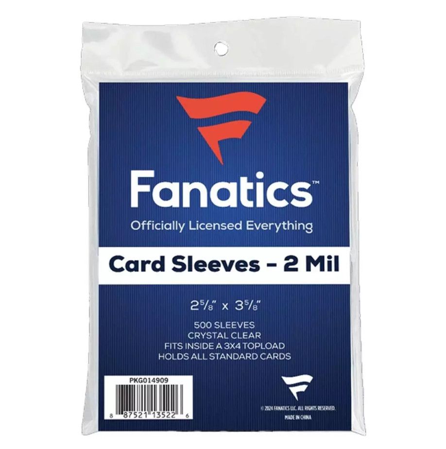 Fanatics Soft Card Sleeves 500ct