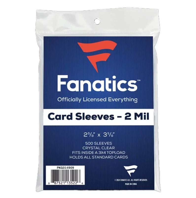 Fanatics Soft Card Sleeves 500ct