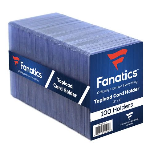 Fanatics 35pt Topload Card Holder 100 Count