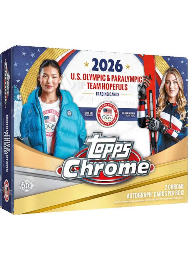 2026 Topps Chrome US Olympics Hobby Box