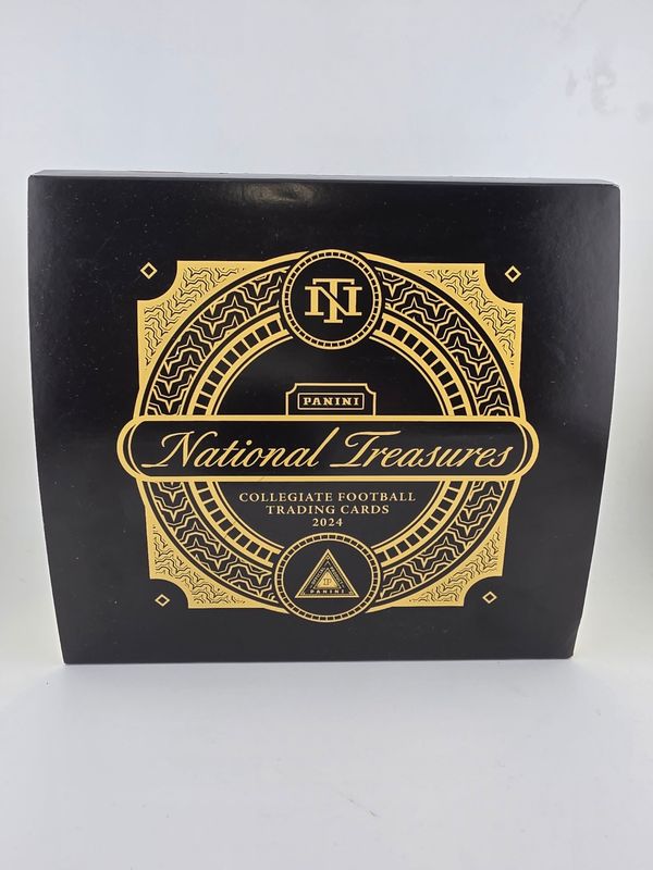 2024 National Treasures Collegiate Football Box EMPTY BOX NO CARDS