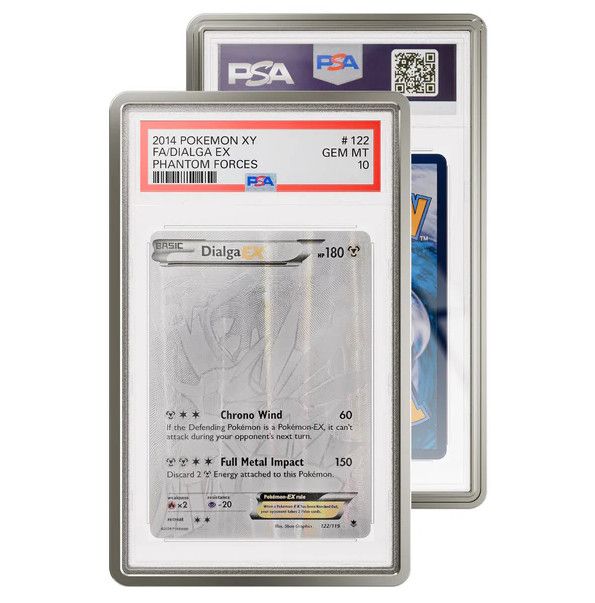 Graded Guard  Metallic PSA Graded Card Case - Silver 35pt (Case Only)