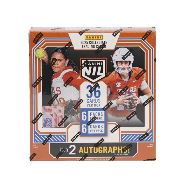 2025 Panini NIL Texas Longhorns Texas Longhorns Hobby Box