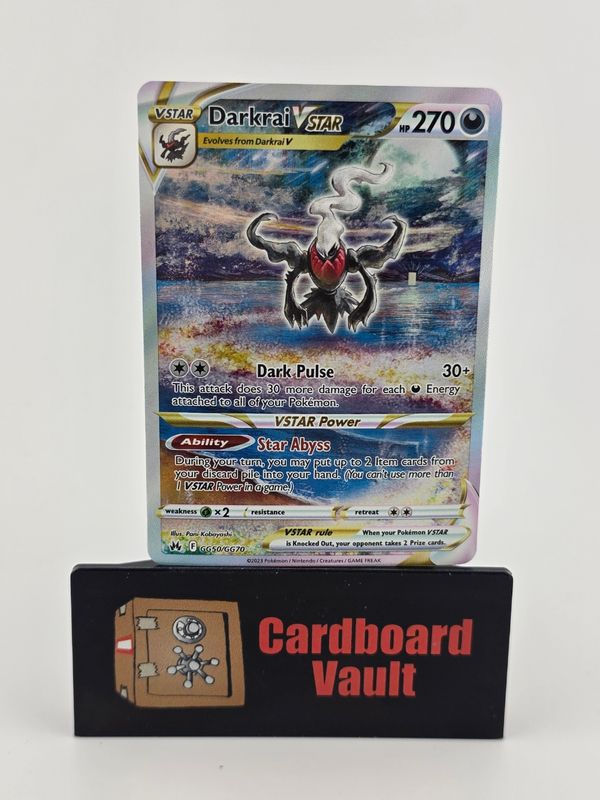 2023 Pokémon Darkrai VStar Full Art Holo GG50/GG70