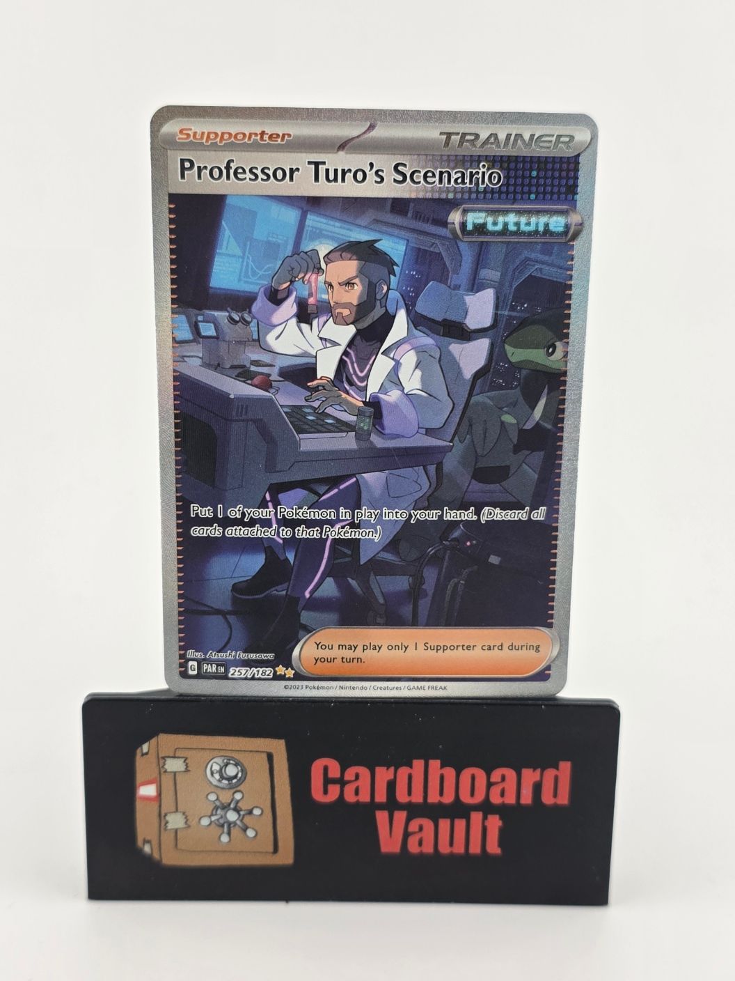 2023 Pokémon Professor Turo's Scenario Full Art Holo 257/182
