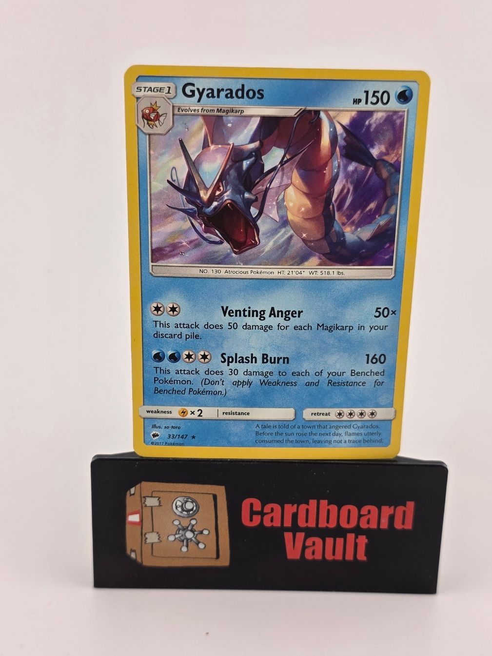 2017 Pokémon Gyarados Holo 33/147