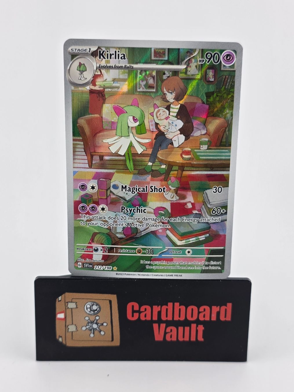 2023 Pokémon Kirlia Full Art Holo 212/198