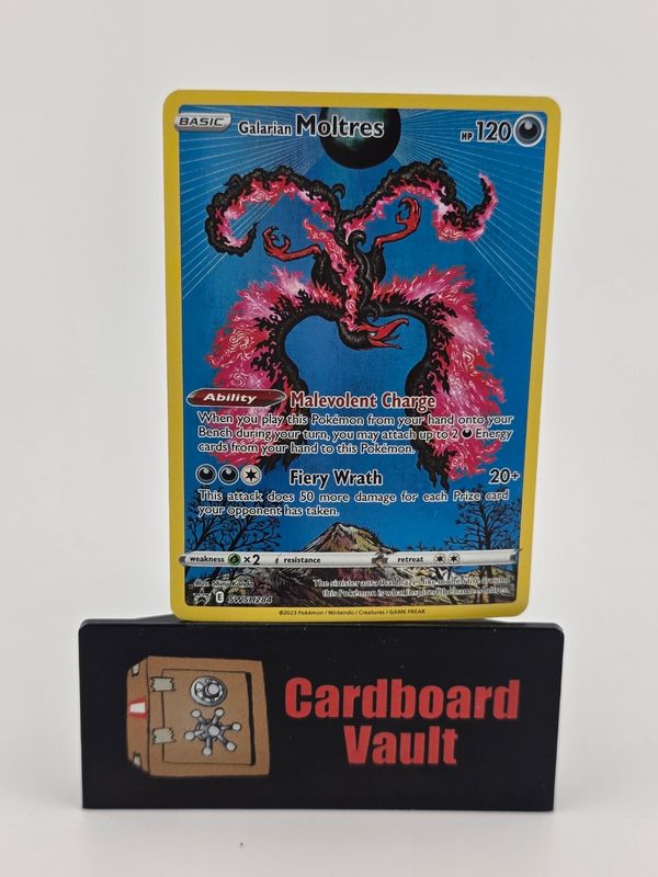 2023 Pokémon Galarian Moltres Full Art Holo Black Star Promo SWSH284