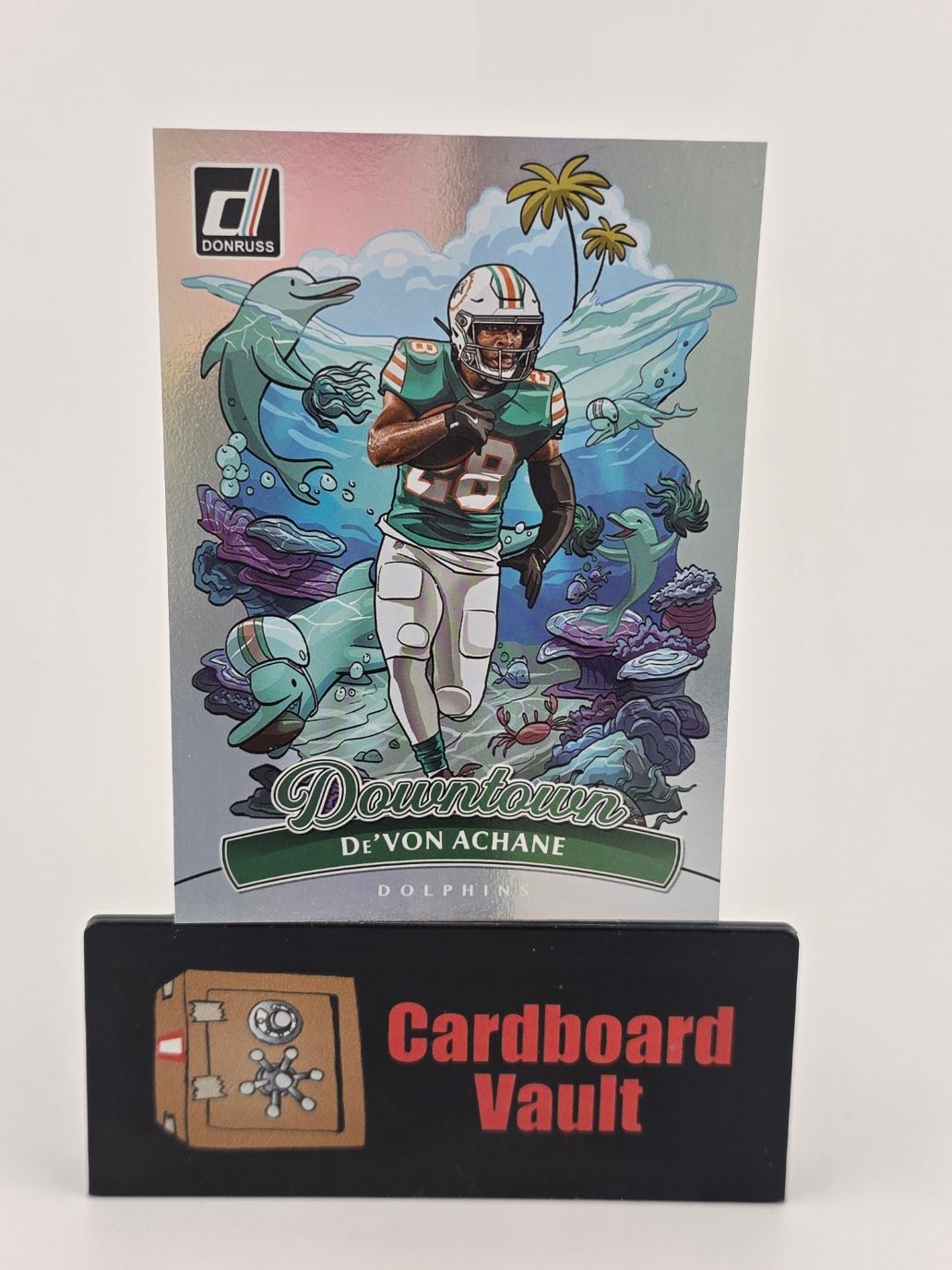 2025 Donruss Optic Football De'Von Achane Downtown #10