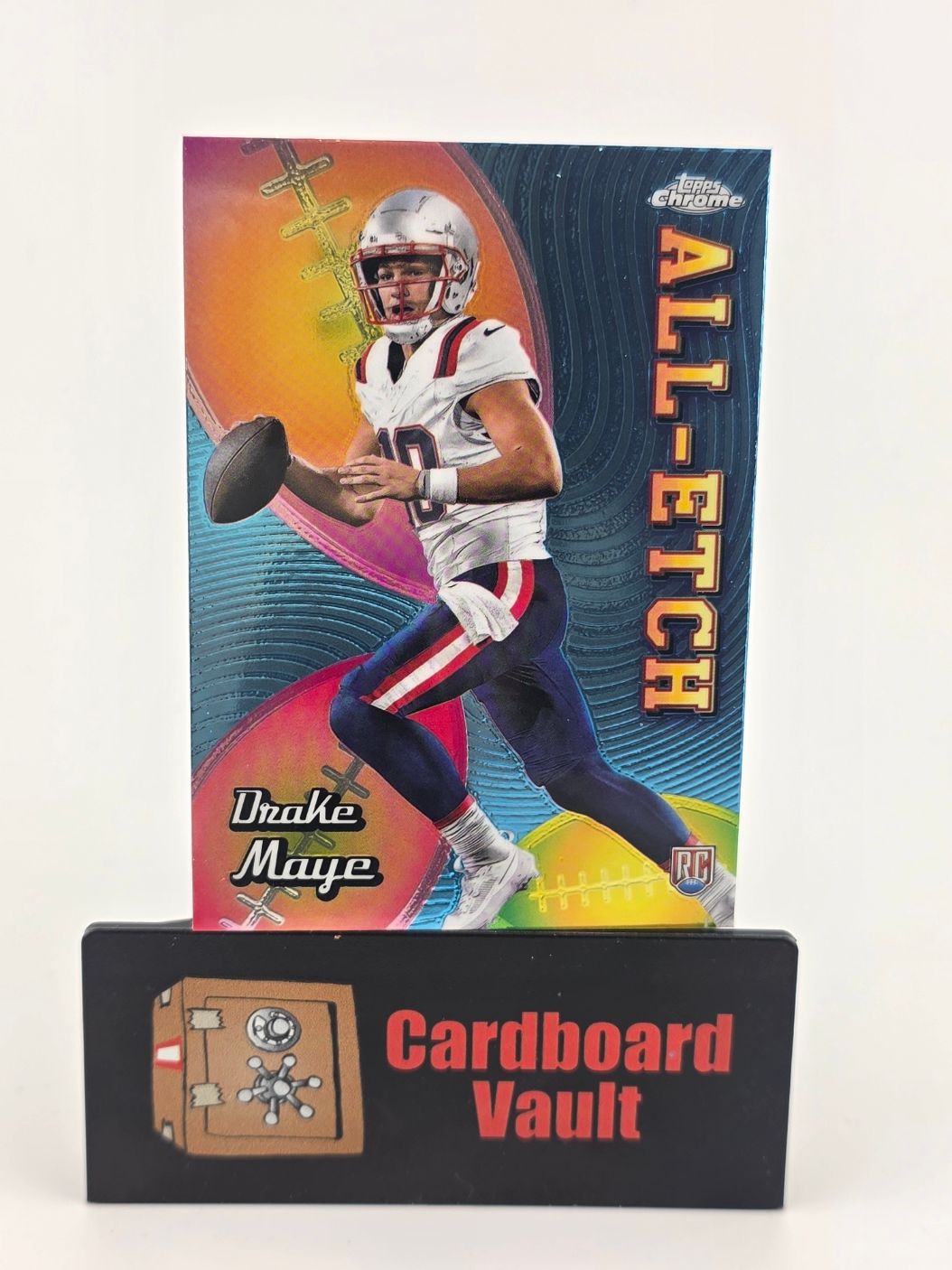 2024 Topps Chrome Football Drake Maye All-Etch #CAE-DM