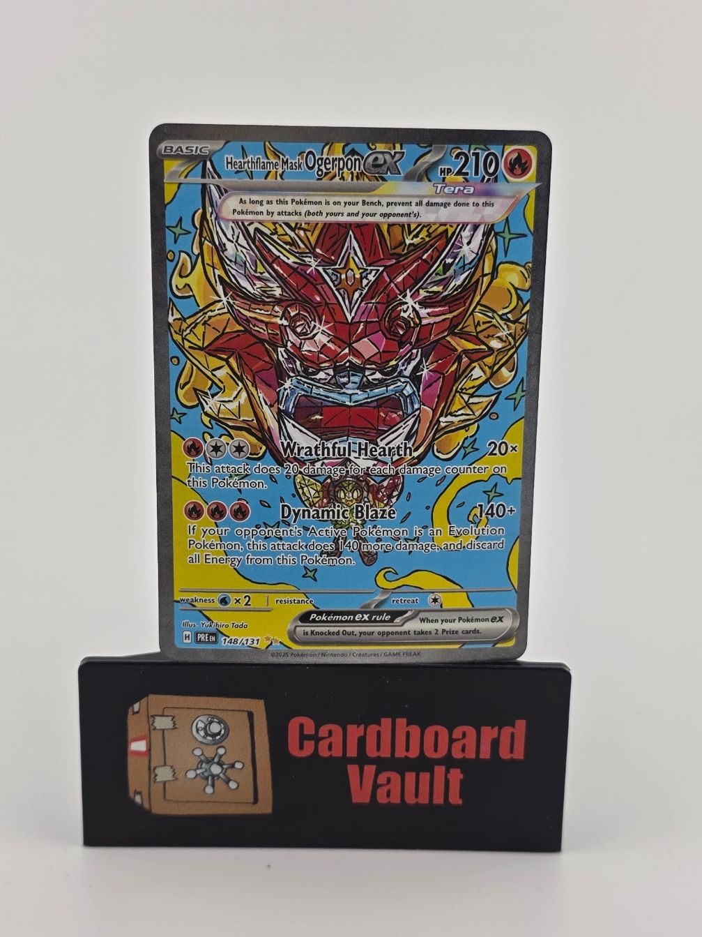 2025 Pokémon Hearthflame Mask Ogerpon ex 148/131