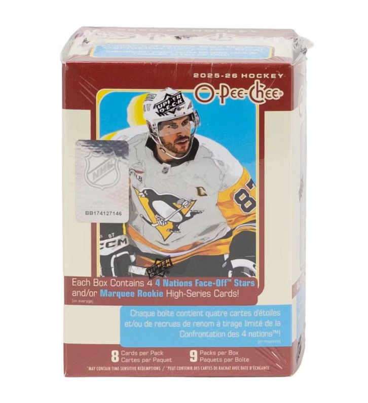 2025/26 Upper Deck O-Pee-Chee Hockey Blaster Box