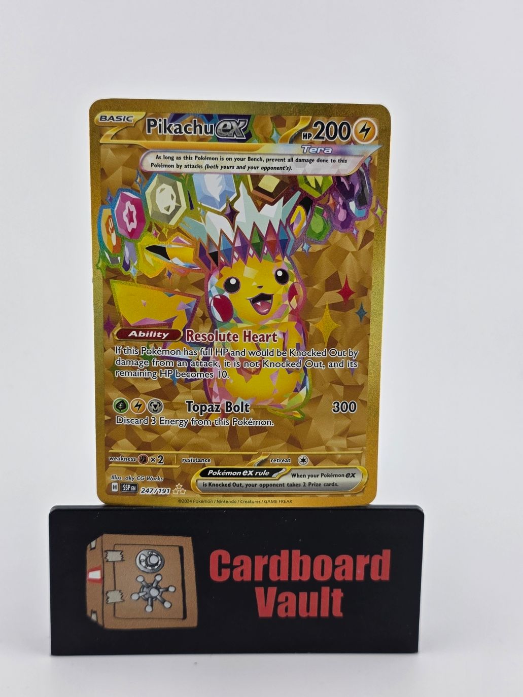2025 Pokémon Pikachu ex 247/191