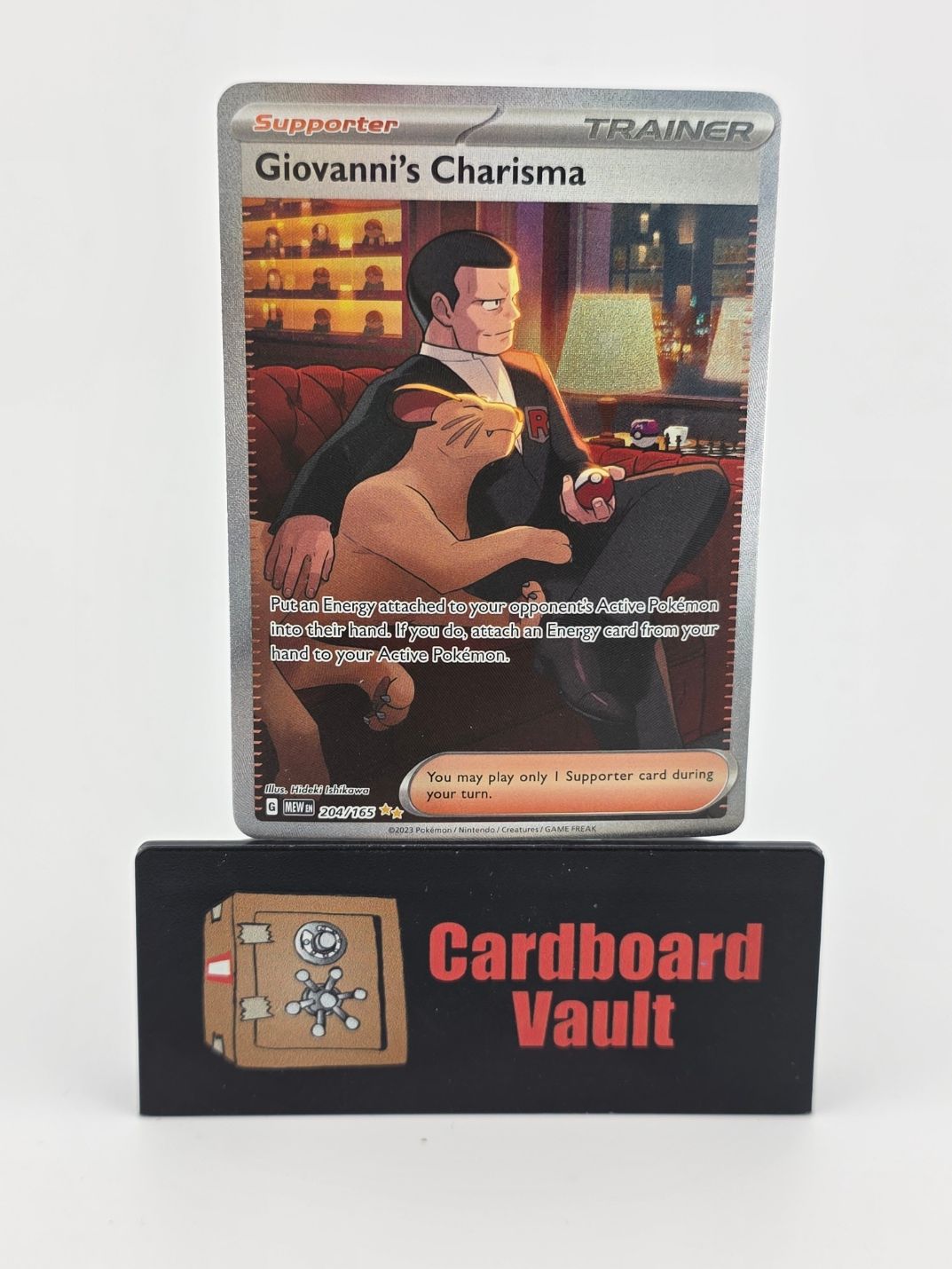 2023 Pokémon Giovannis Charisma 204/165