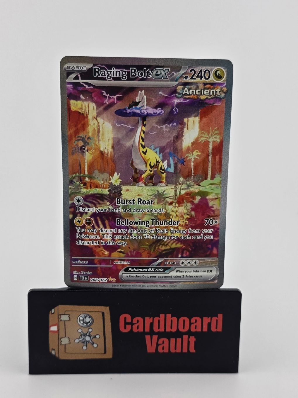 2024 Pokémon Raging Bolt ex 208/162