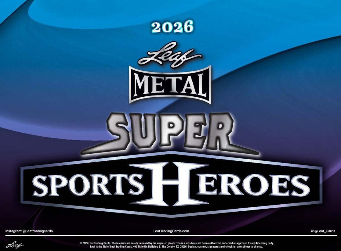 2026 Leaf Metal Sports Heroes Super Box