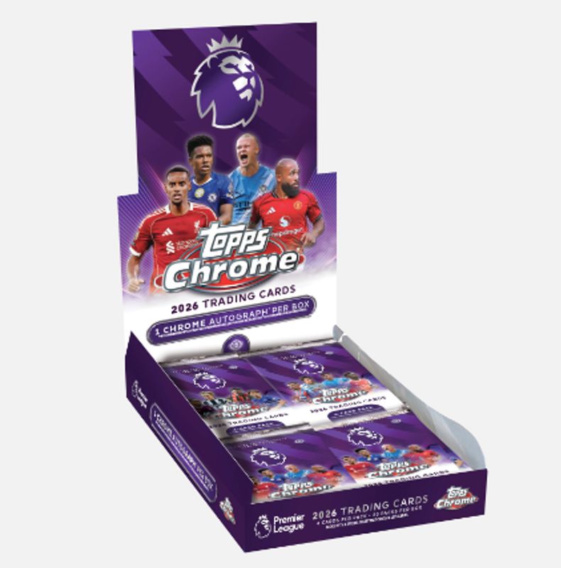 2025/26 Topps Chrome English Premier League Hobby Box