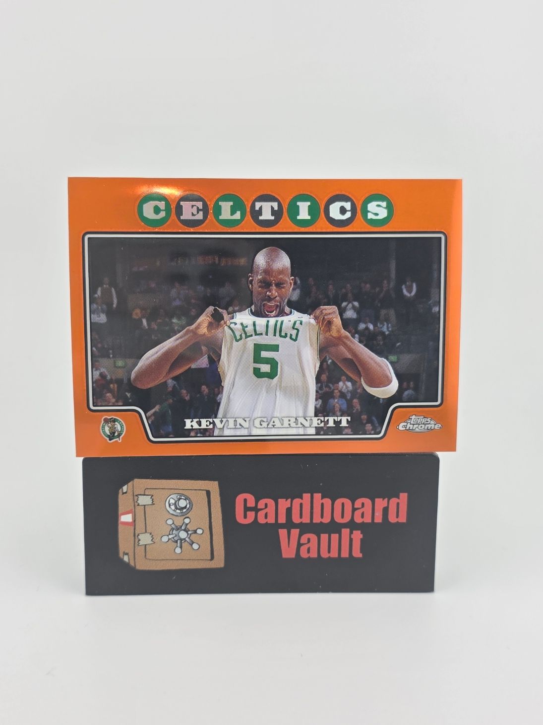 2008 Topps Chrome Kevin Garnett #5 Orange 307/499