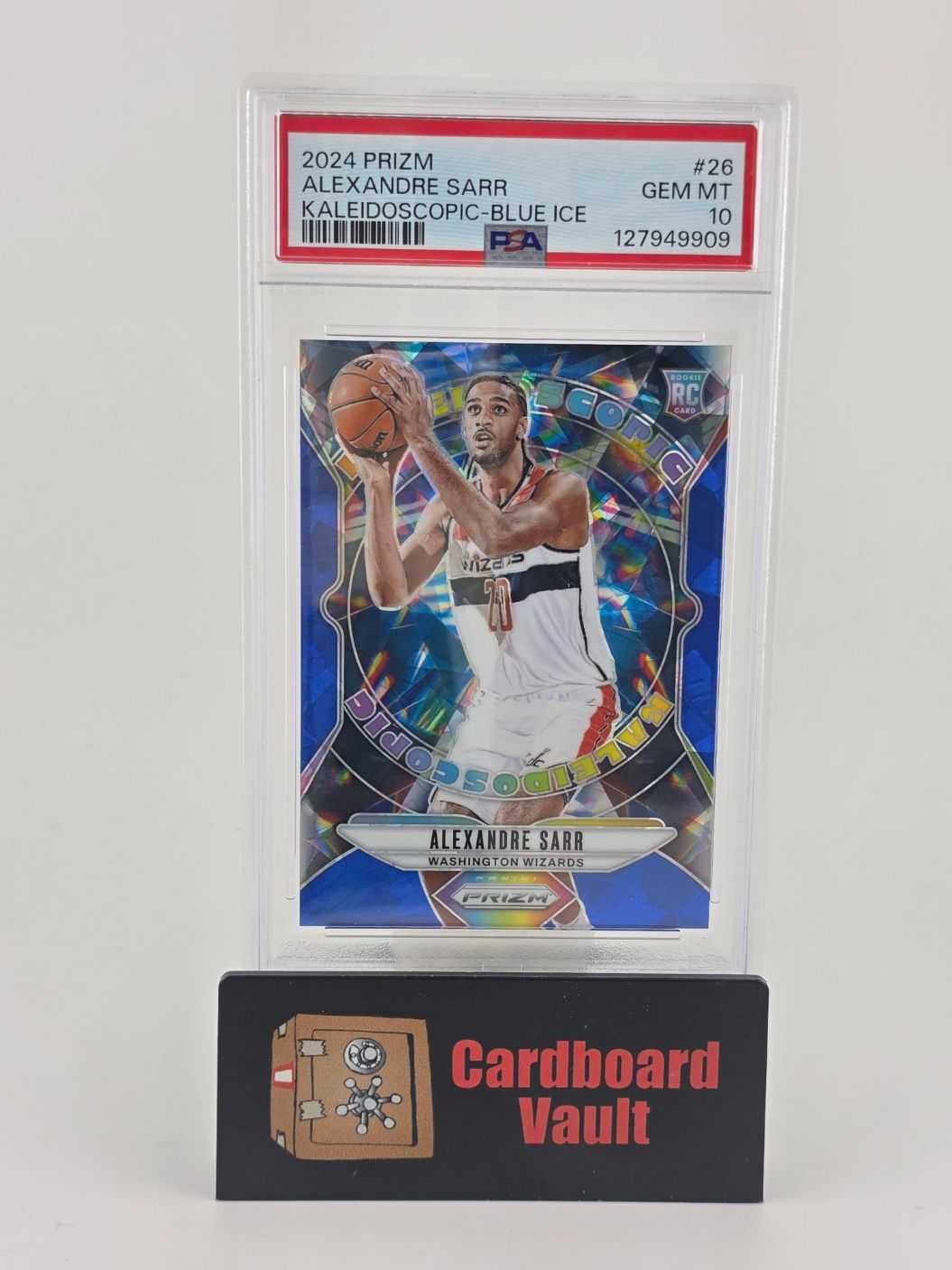 2024 Prizm Alexandre Sarr #26 Kaleidoscopic Blue Ice PSA 10 127949909