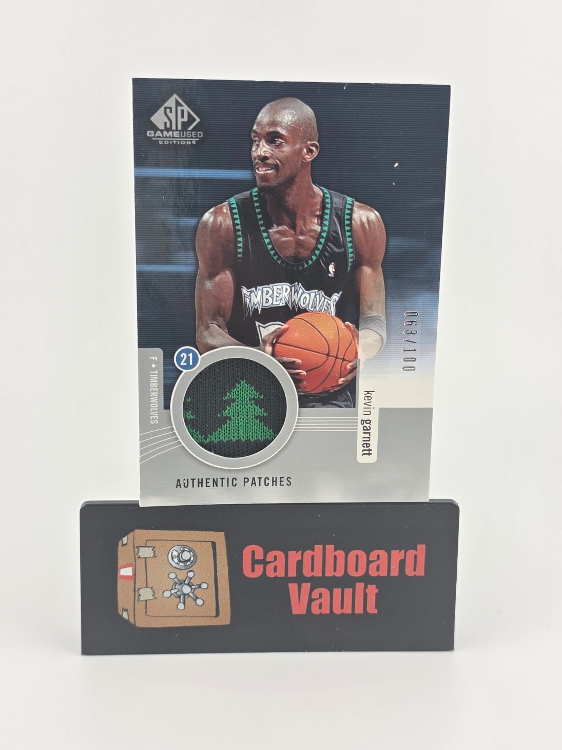 2004 SP Game Used Kevin Garnett #AP-KG Tree Patch 063/100