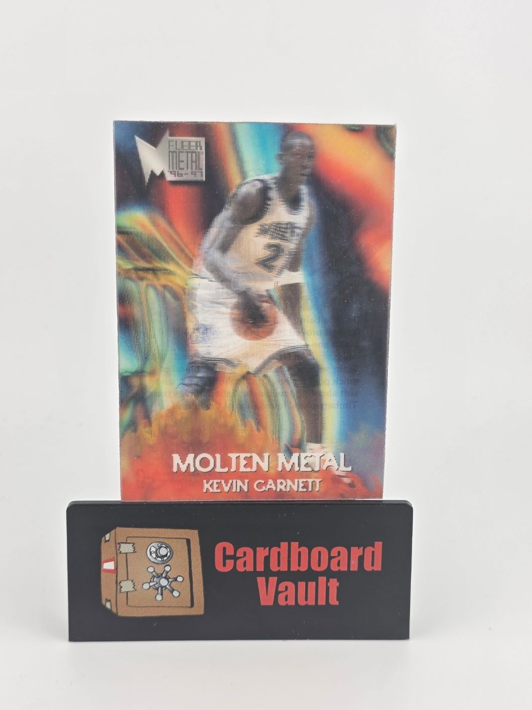 1996-97  Fleer Metal  Kevin Garnett Molten Metal Holographic #2