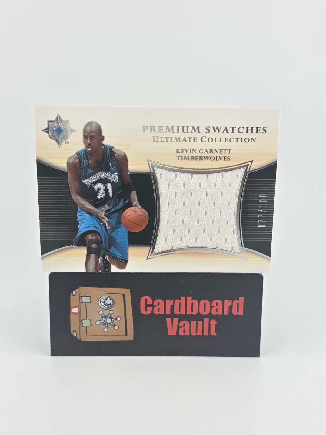 2006 Upper Deck Ultimate Collection Kevin Garnett Premium Swatches #PS-KG 077/100