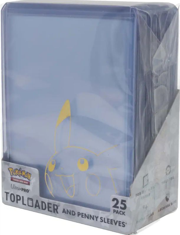 Ultra Pro Pikachu Toploader and Penny Sleeve Combo Pack
