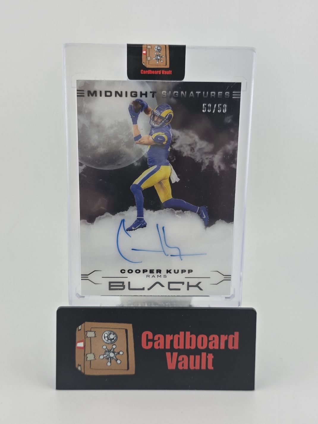 2022 Panini Black Cooper Kupp Midnight Signatures MS-CKU 50/50