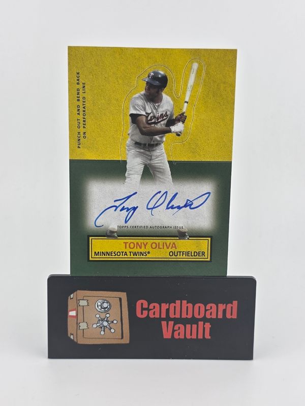 2025 Topps Archive Tony Oliva 1964 Topps Stand Ups Autograph
