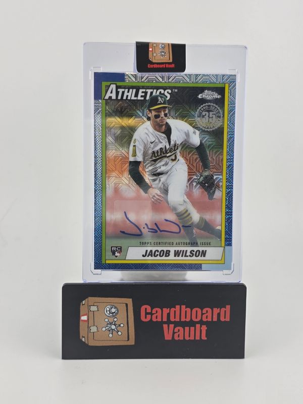 2025 Topps Chrome Jacob Wilson Autograph #U90C-67 014/199
