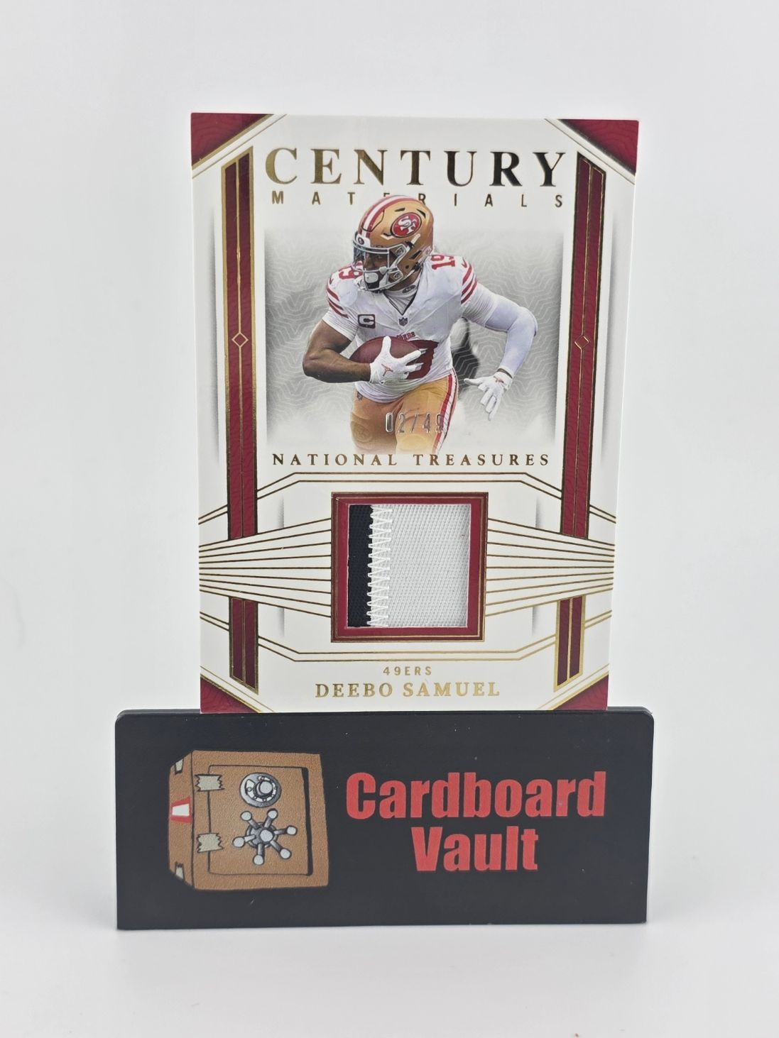 2024 National Treasures Deebo Samuel Dual Color Patch #CEN-DSL 02/49